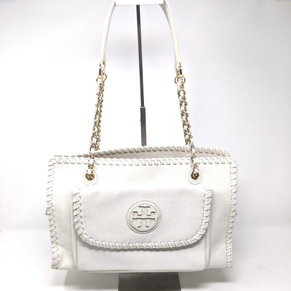 🦄 RARE🎉HPx4🎉 Tory Burch Marion Bag Shoulder Chain Tote 🎉🦄Rare! LIMITED ED! - Picture 2 of 16